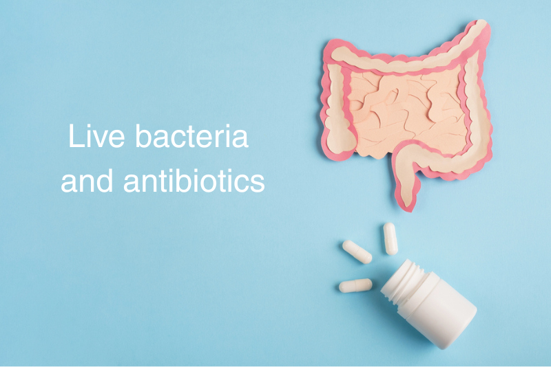 Live Bacteria and Antibiotics