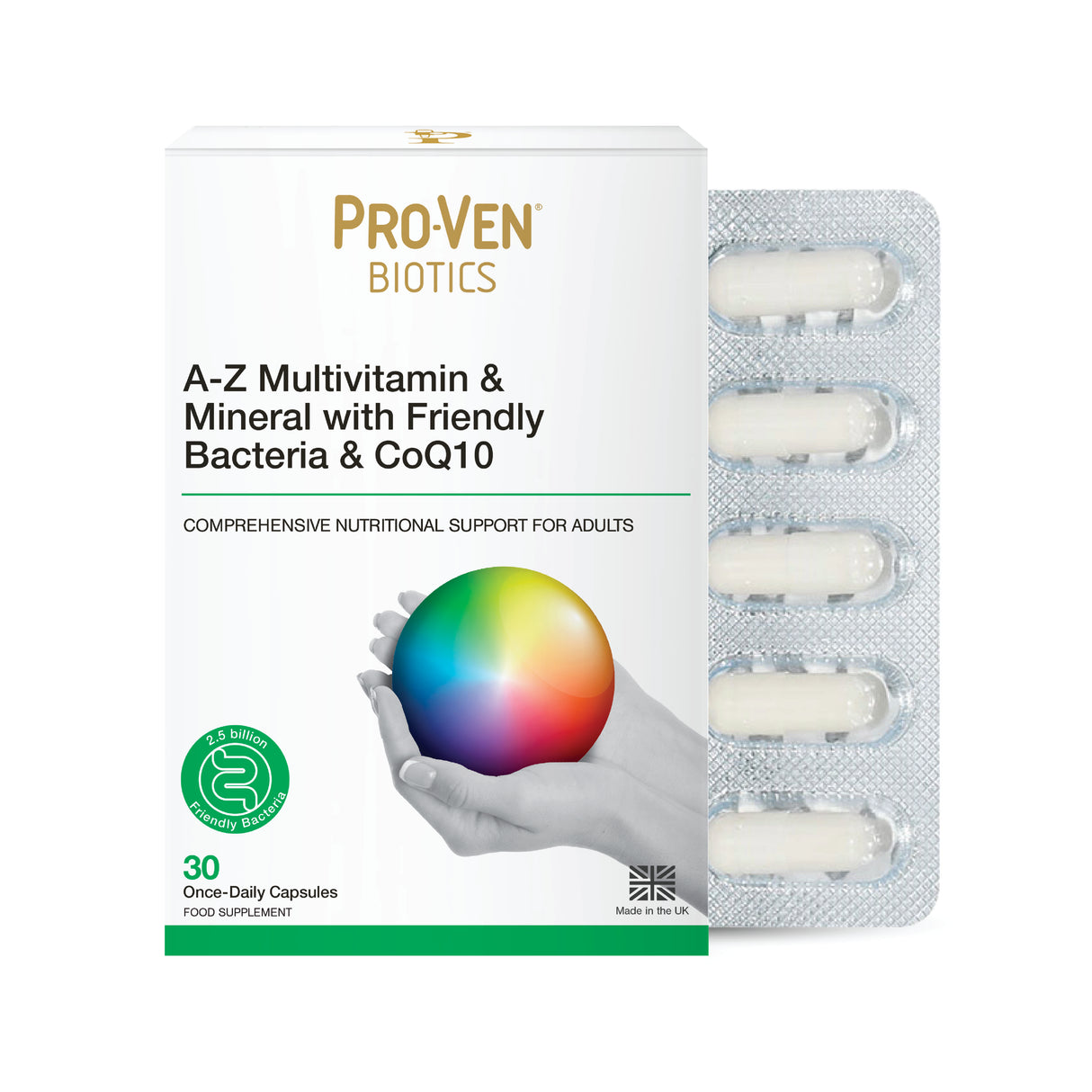 A to Z Multivitamin & Mineral with Friendly Bacteria & CoQ10
