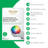 A to Z Multivitamin & Mineral with Friendly Bacteria & CoQ10