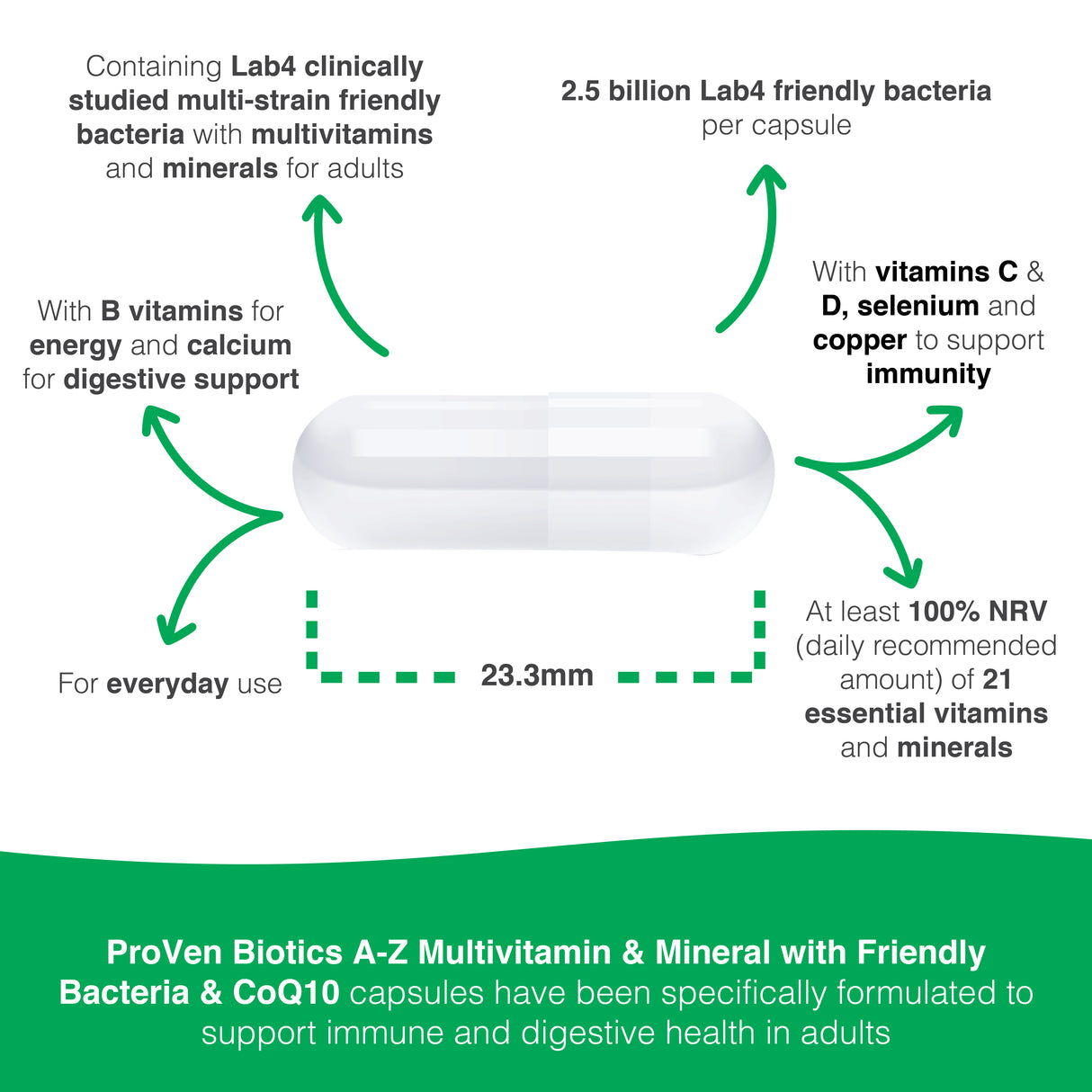 A to Z Multivitamin & Mineral with Friendly Bacteria & CoQ10