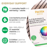 A to Z Multivitamin & Mineral with Friendly Bacteria & CoQ10