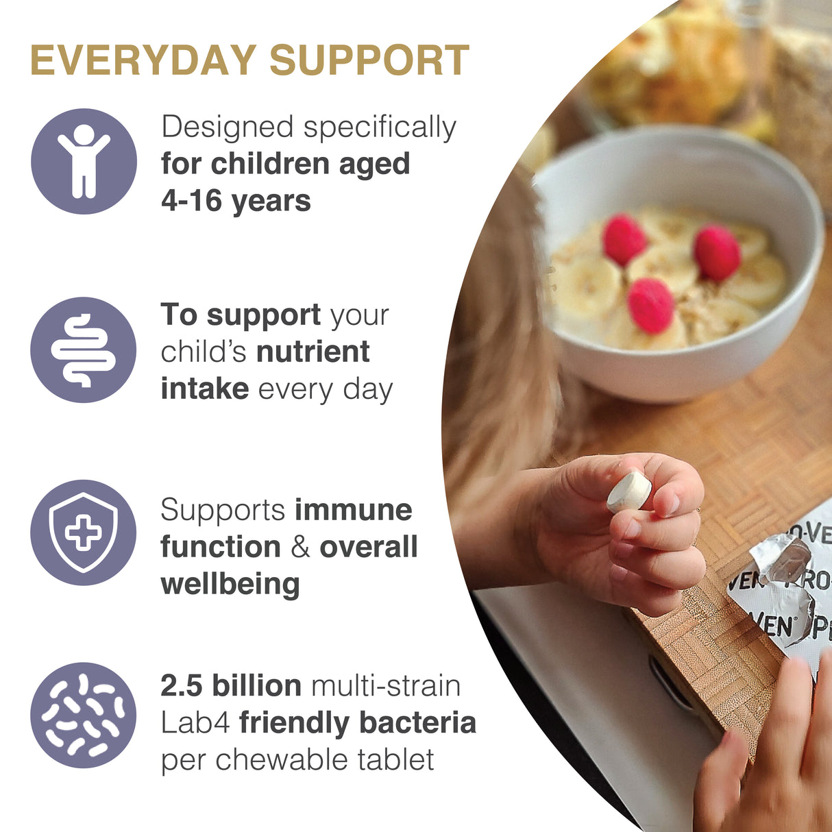 Friendly Bacteria with Multivitamins for Children