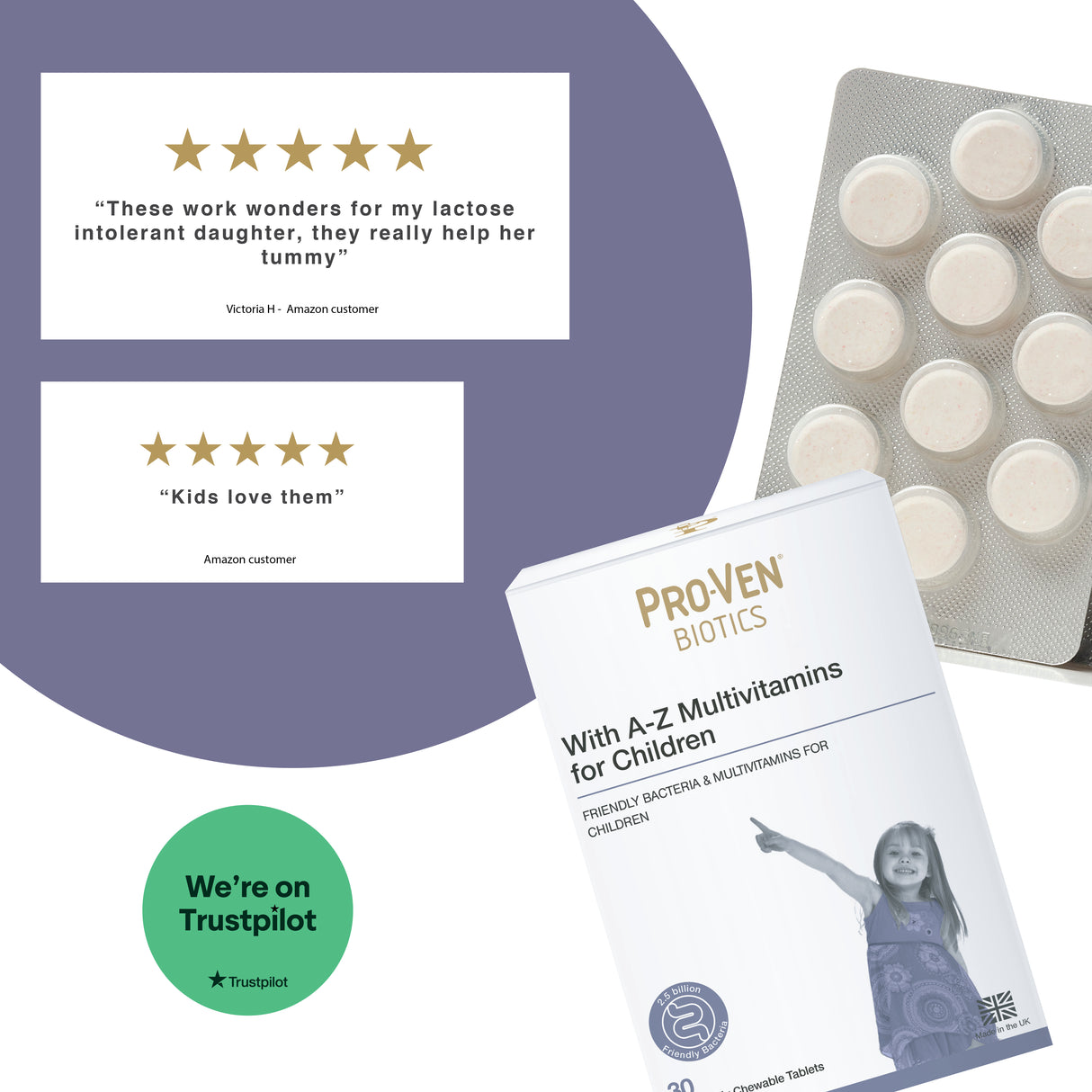 Friendly Bacteria with Multivitamins for Children